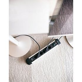Brennenstuhl Premium Alu-line Serisi 6 Soketli 2 USB 3 m Uzatma Priz