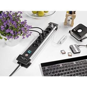 Brennenstuhl Premium Alu-line Serisi 6 Soketli 2 USB 3 m Uzatma Priz