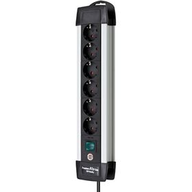 Brennenstuhl Premium Alu-line Serisi 6 Soketli 3 m Uzatma Prizi