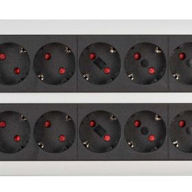 Brennenstuhl Premium Alu-line Serisi 8 + 8 16 Soketli 3 m Uzatma Prizi