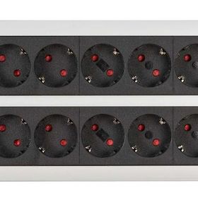 Brennenstuhl Premium Alu-line Serisi 8 + 8 16 Soketli 3 m Uzatma Prizi