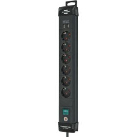 Brennenstuhl Premium Line Serisi 2 Usb 3100 mAh 6 Soketli 3 m Uzatma Priz