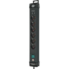 Brennenstuhl Premium Line Serisi 2 Usb 3100 mAh 6 Soketli 3 m Uzatma Priz