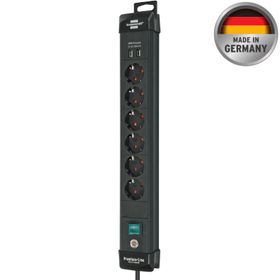 Brennenstuhl Premium Line Serisi 2 Usb 3100 mAh 6 Soketli 3 m Uzatma Priz