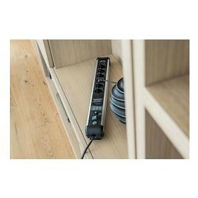 Brennenstuhl Premium Protect Line Serisi 6 Soketli Hızlı Şarj Özellikli 3 mt 60.000 MAH Akım Korumalı Siyah Gri Uzatma Kablosu