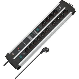 Brennenstuhl Premium Protect Line Serisi USB Şarj Fonksiyonlu 14 Soketli 120.000 MAH Akım Korumalı Priz Uzatma Kablosu