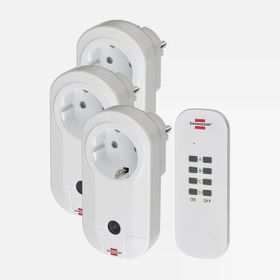 Brennenstuhl RCS1000 Comfort 3'lü Uzaktan Kumandalı 2 Adet Priz Set