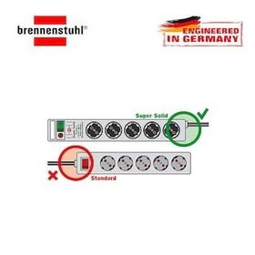 Brennenstuhl Super-Solid 13.500 mAh 5'li Akım Korumalı Priz