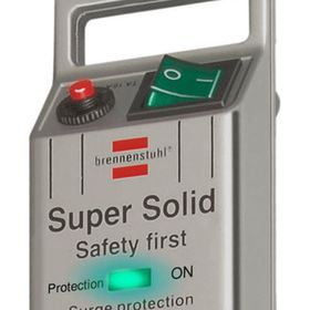 Brennenstuhl Super Solid Serisi 5 Soketli 2.5 m 13.500 mAh Gümüş Akım Korumalı Priz