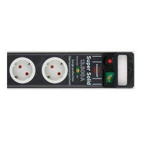 Brennenstuhl Super Solid Serisi 8 Soketli 2.5 m 13.500 mAh Siyah Akım Korumalı Priz