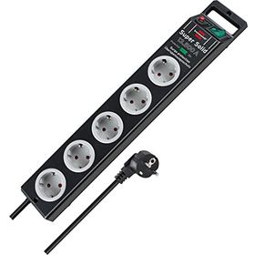 Brennenstuhl Super-Solid Surge Protection 13.500 A 5 Adet Siyah Priz