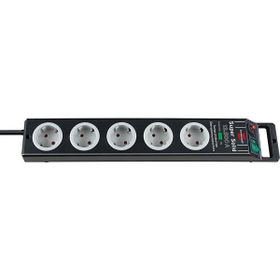 Brennenstuhl Super-Solid Surge Protection 13.500 A 5 Adet Siyah Priz