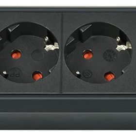 Brennenstuhl USB Şarj İşlevli Premium 6 Soketli 3 mt Siyah Priz