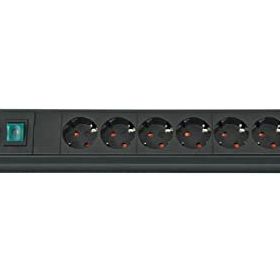 Brennenstuhl USB Şarj İşlevli Premium 6 Soketli 3 mt Siyah Priz