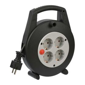 Brennenstuhl Vario Line Serisi IP20-4 Soketli 10 m Makaralı Kablo