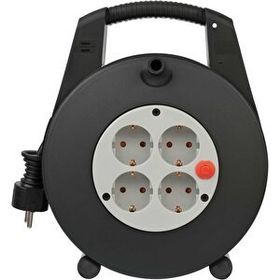 Brennenstuhl Vario Line Serisi IP20 Lisanslı 4 Soketli 15 m Makaralı Kablo