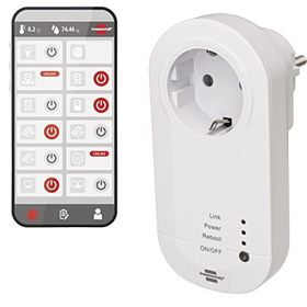 Brennenstuhl Wifi Özellikli Zaman Ayarlı Ses Kontrollü Akıllı Priz