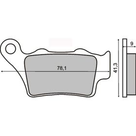 Brenta Bmw F 650 CS Sinter Metal Arka Disk Fren Balata