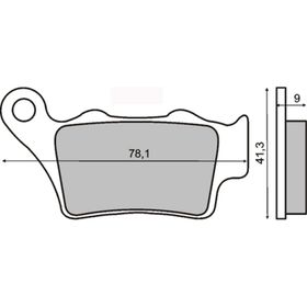 Brenta Honda SLR 650 Sinter Metal Arka Disk Fren Balata