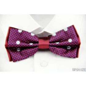 Brianze DP-11 Noktalı Lacivert Bordo Papyon