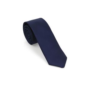 Brianze MKAS-5 Lacivert Oxford Model Mendilli Slim Kravat