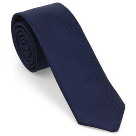 Brianze MKAS-5 Lacivert Oxford Model Mendilli Slim Kravat