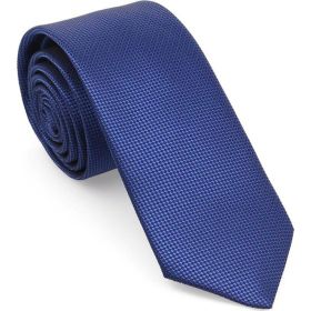 Brianze MKAS-7 Saks Mavi Oxford Model Mendilli Slim Kravat