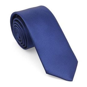 Brianze MKAS-7 Saks Mavi Oxford Model Mendilli Slim Kravat