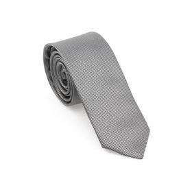 Brianze MKAS-9 Gri Oxford Model Mendilli Slim Kravat