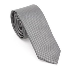 Brianze MKAS-9 Gri Oxford Model Mendilli Slim Kravat