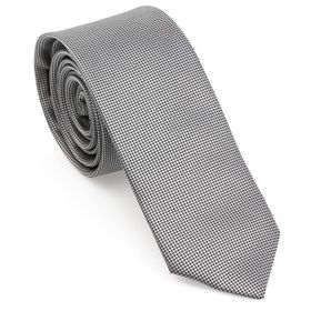 Brianze MKAS-9 Gri Oxford Model Mendilli Slim Kravat