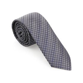Brianze SKAC-4 Gri Ekoseli Slim Kravat