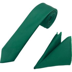 Brianze SMDK-16 Yeşil Mendilli Kravat