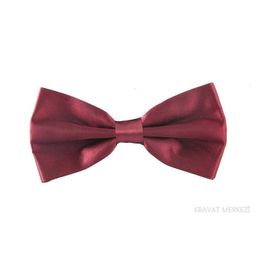 Brianze TP-1 Düz Renk Bordo Papyon