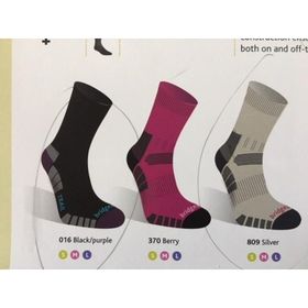Bridgedale WoolFusion Trail Light Heather-Damson Kadın Outdoor Çorap