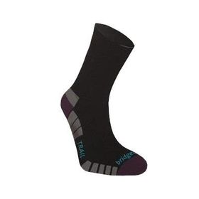 Bridgedale WoolFusion Trail Light Heather-Damson Kadın Outdoor Çorap
