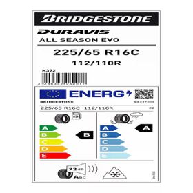 Bridgestone 225/65 R16C 112/110R Duravis All Season EVO EV Dört Mevsim Lastiği 2025