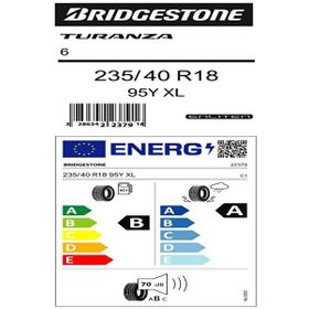 Bridgestone 235/40 R18 95Y XL Turanza 6 Yaz Lastiği