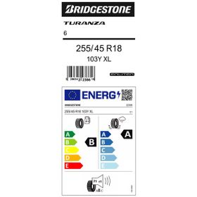 Bridgestone 255/45 R18 103Y XL Turanza 6 Enliten Yaz Lastiği 2024