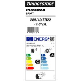 Bridgestone 285/40 R22 110Y XL Potenza Sport SUV Yaz Lastiği 2023