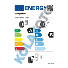 Bridgestone T005 225/65 R17 102V Turanza Yaz Lastiği