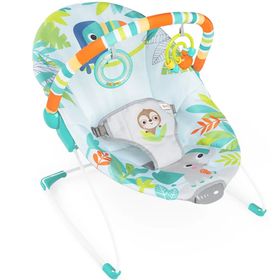Bright Starts 12227 Yağmur Ormanı Titreşimli Gri Ana Kucağı