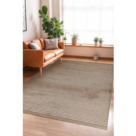 BrillaHome Leona LN0104 160x230 cm Vizon Kaymaz Taban Şönil Taban Halı