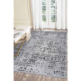 BrillaHome Sierra-2 100x200 cm Gri Kaymaz Şönil Taban Halı