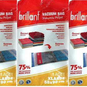 Brillant 3'lü Set XLarge Vakumlu Hurç