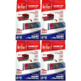 Brillant 73x130 cm Jumbo 4'lü Set Vakumlu Hurç
