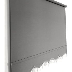 Brillant A1002749 Gri İthal Kalın Mat Keten 160x200 cm Stor Perde