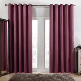 Brillant Blackout Pilesiz Bordo 150x270 cm Güneşlik