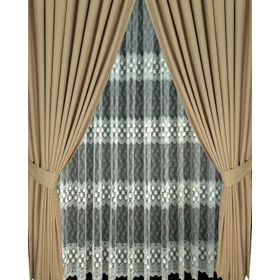 Brillant Brillant 9658 Ekru 250x260 cm Stor Perde