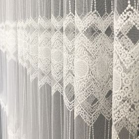 Brillant Brillant 9658 Ekru Etek Dilimli 100x260 cm Stor Perde